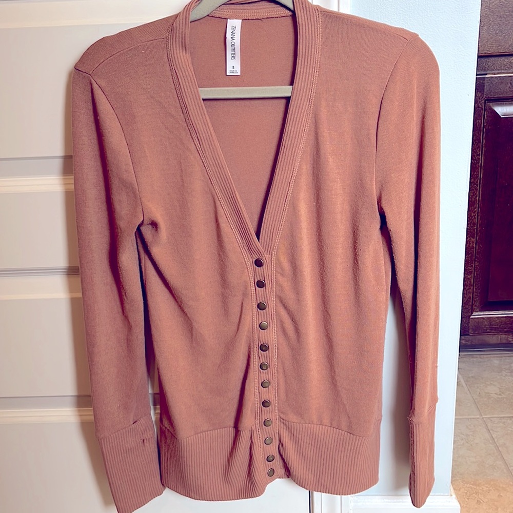 Snap cardigan